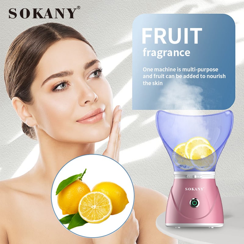 Face Spa Equipment Hot Steam Manual Nano Ionic Facial Steamer Sokany ZJ